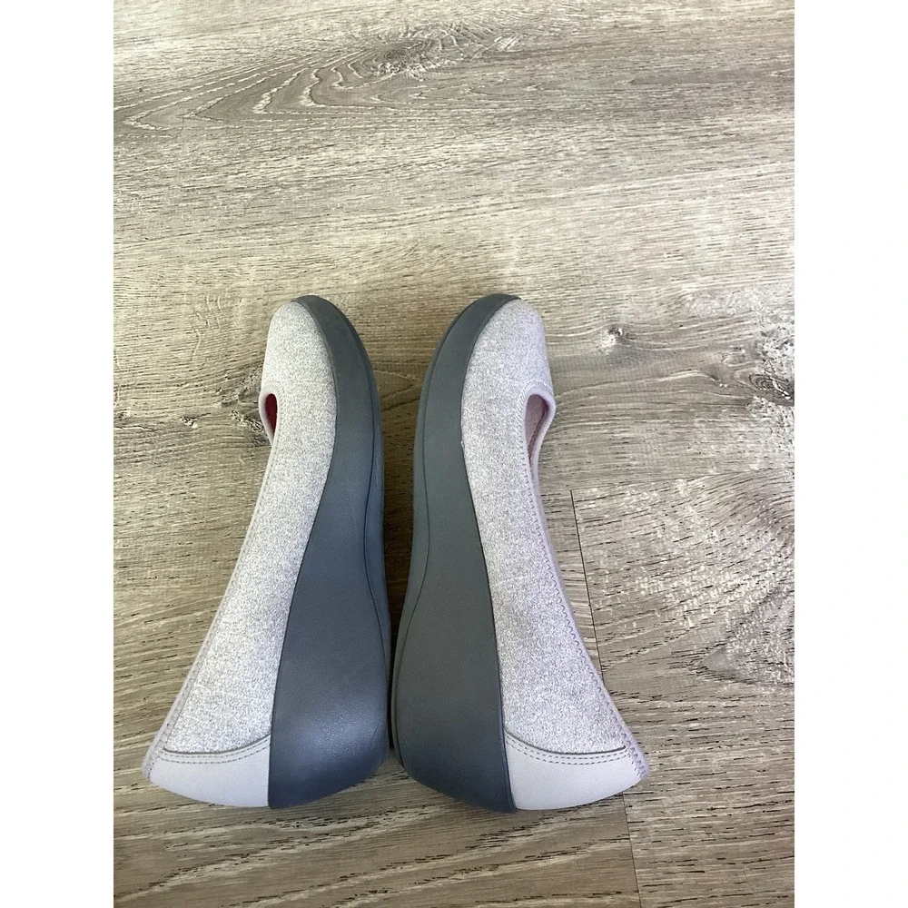 Crocs Shoes Women's Size 7 Heathered Gray Pull On Busy Day Ballet Wedge Casual